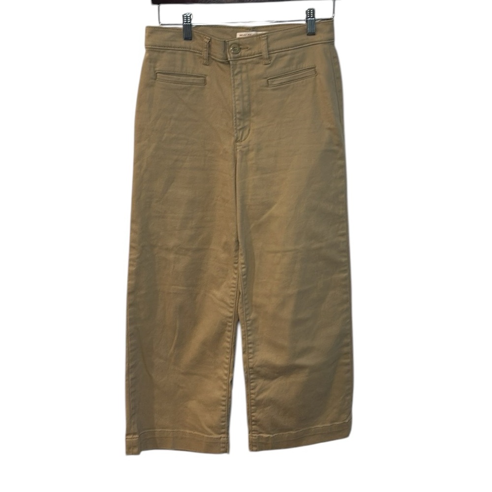Levi's Ribcage Wide Leg Crop Tan Women's Jeans 28